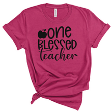 Load image into Gallery viewer, One Blessed Teacher Tee