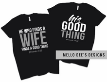 Load image into Gallery viewer, He Who Finds a Good Thing Couple's Set