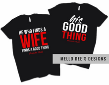 Load image into Gallery viewer, He Who Finds a Good Thing Couple's Set