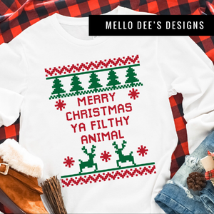 Merry Christmas ya filthy animal