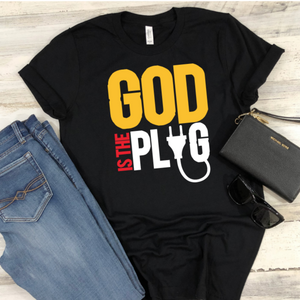 God is the Plug Tee