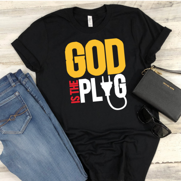 God is the Plug Tee