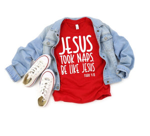 Jesus Took Naps Kids Tee