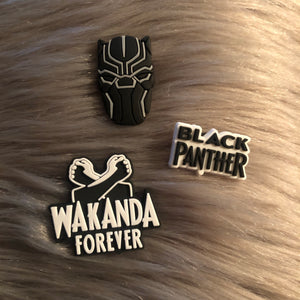 Black Panther charm set of 3