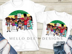 BLACK LIVES MATTER CARTOON Kids