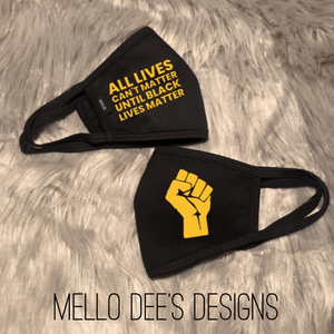 Black Lives Matter too Mask