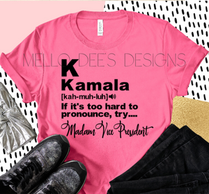 Kamala Definition Tee